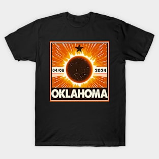 Oklahoma solar eclipse 2024 T-Shirt